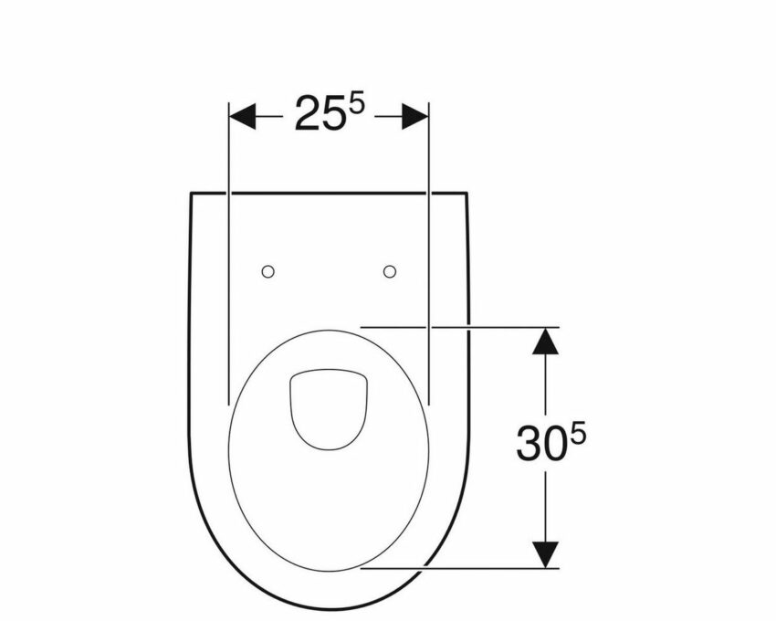 GEBERIT Tiefspül-WC »iCon«, geschlossene Form, weiß-WC-Becken-Ideen für dein Zuhause von Home Trends