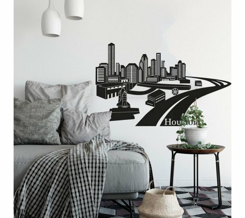 Wall-Art Wandtattoo »XXL Stadt Skyline Houston 100cm« (1 Stück)-Wandtattoos-Ideen für dein Zuhause von Home Trends
