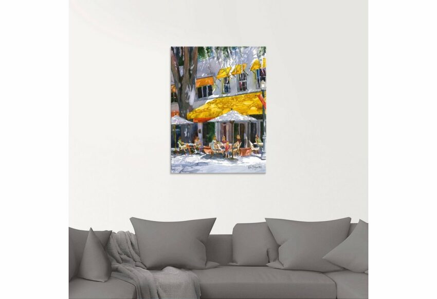 Artland Glasbild »Aprilabend«, Restaurant & Cafés (1 Stück)-Bilder-Ideen für dein Zuhause von Home Trends