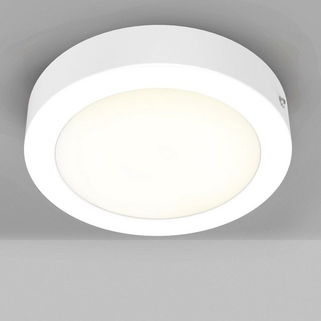 B.K.Licht LED Aufbaustrahler »Garnet Weiß«, LED Unterbauleuchte Panel 12W 900Lm Lampe Aufputz-Decken Spots Leuchte Ø170mm-Lampen-Inspirationen
