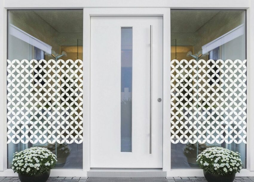 Fensterfolie »Look Chadi white«, MySpotti, halbtransparent, glatt, 60 x 100 cm, statisch haftend-Fensterfolien-Ideen für dein Zuhause von Home Trends