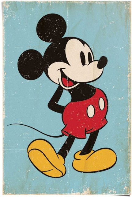 Reinders! Poster »Mickey Mouse retro«, (1 Stück)-Bilder-Inspirationen