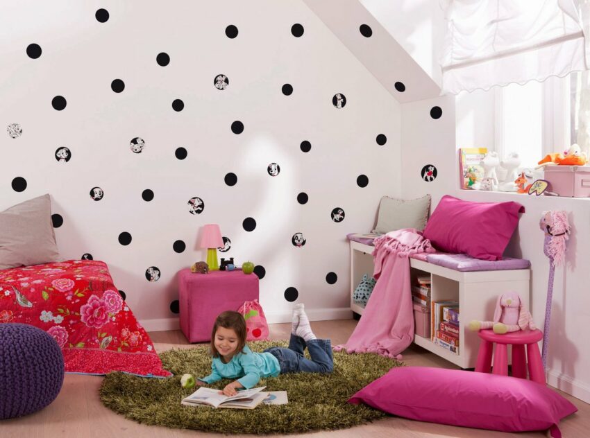 Komar Wandtattoo »101 Dalmatiner Dots« (44 Stück), selbstklebend, rückstandslos abziehbar-Wandtattoos-Ideen für dein Zuhause von Home Trends