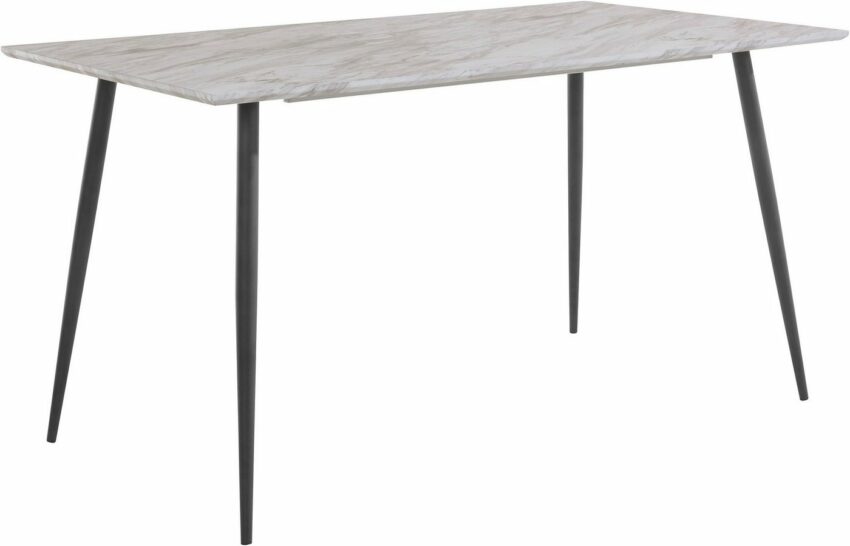 INOSIGN Esstisch »Dino«, mit einer folierten Tischplatte, schwarze Metallbeine, in verschiedenen Farbvarianten enthältlich, Höhe bis Tischunterkante 74 cm, Tischhöhe 76 cm-Tische-Ideen für dein Zuhause von Home Trends
