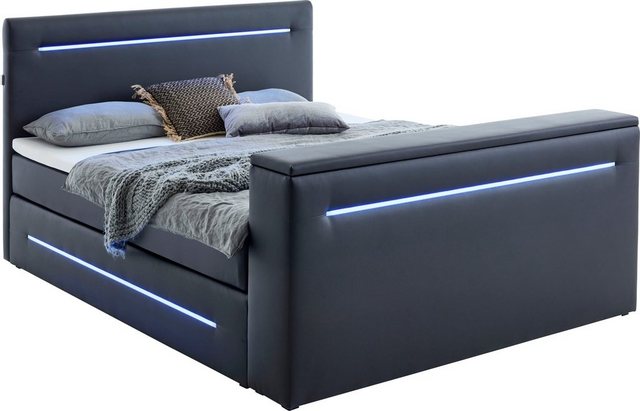 meise.möbel Boxspringbett, mit TV-Lift, LED-Beleuchtung, USB-Anschluss und Topper-Betten-Inspirationen