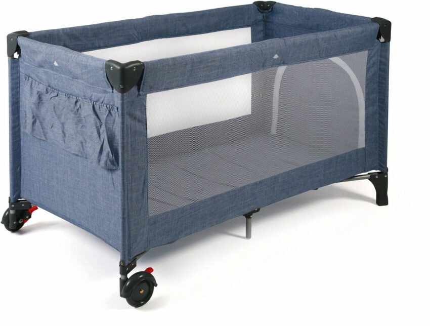 CHIC4BABY Baby-Reisebett »Luxus, Jeans Blue«, inkl. Transporttasche-Betten-Ideen für dein Zuhause von Home Trends