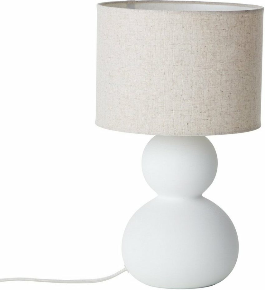 LeGer Home by Lena Gercke Tischleuchte »Malu«, 1 x E14, max. 40W, weiß/beige-Lampen-Ideen für dein Zuhause von Home Trends