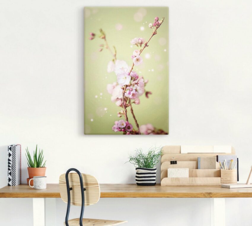 Artland Wandbild »Kirschblütenzweig«, Blumen (1 Stück), in vielen Größen & Produktarten - Alubild / Outdoorbild für den Außenbereich, Leinwandbild, Poster, Wandaufkleber / Wandtattoo auch für Badezimmer geeignet-Bilder-Ideen für dein Zuhause von Home Trends