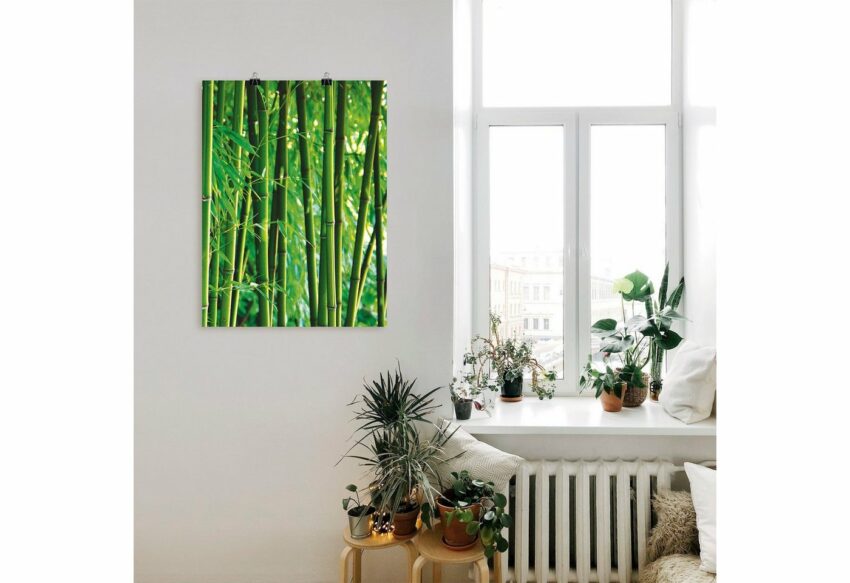 Artland Wandbild »Bambus III«, Gräser (1 Stück), in vielen Größen & Produktarten -Leinwandbild, Poster, Wandaufkleber / Wandtattoo auch für Badezimmer geeignet-Bilder-Ideen für dein Zuhause von Home Trends