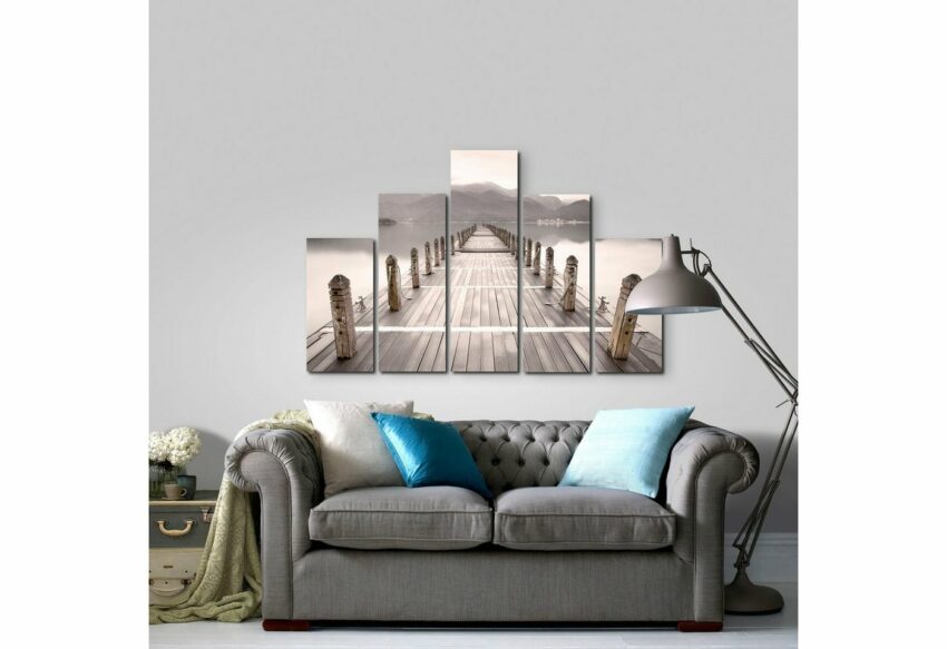 Art for the home Leinwandbild »Promenade«, Natur (5 Stück)-Bilder-Ideen für dein Zuhause von Home Trends