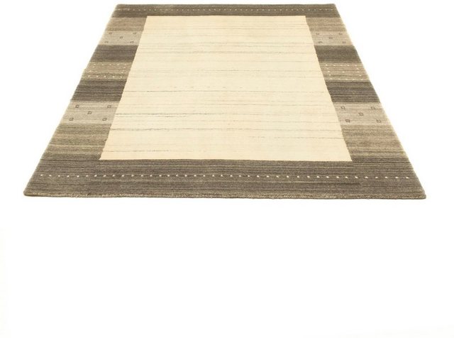 Wollteppich »Vintage Teppich handgeknüpft beige«, morgenland, rechteckig, Höhe 8 mm, Vintage Design-Teppiche-Inspirationen