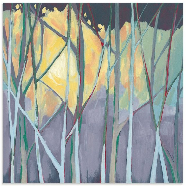 Artland Glasbild »Wirre Dämmerung I«, Wald (1 Stück)-Bilder-Inspirationen