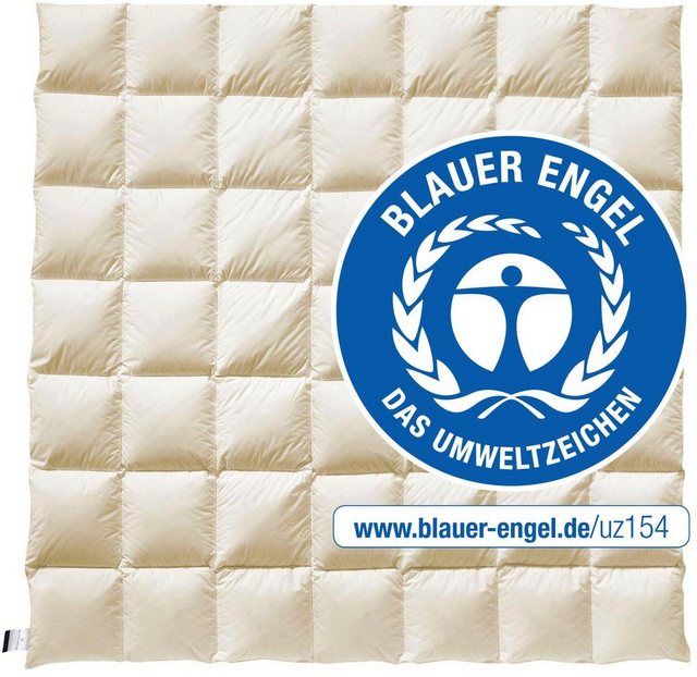 Daunenbettdecke, »E14 Greta«, billerbeck, Die Decke mit dem blauen Engel-Bettdecken-Inspirationen