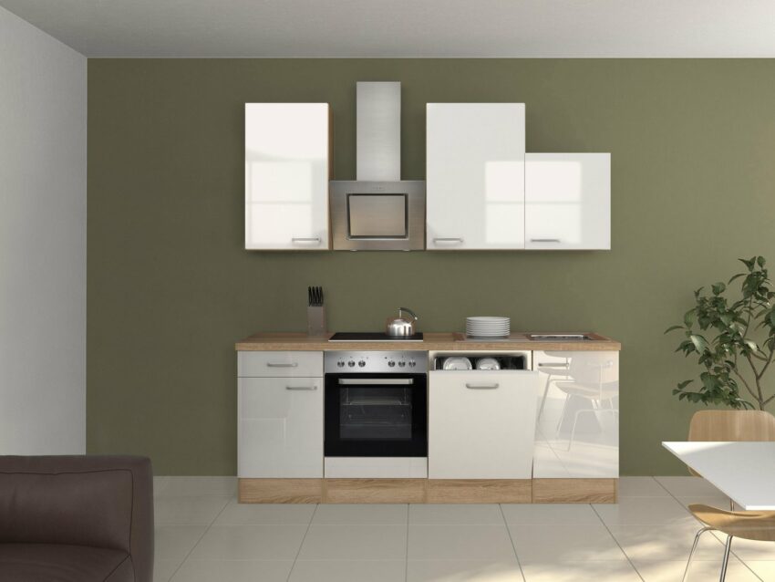 Flex-Well Küchenzeile »Florenz«, mit E-Geräten, Breite 220 cm-Küchenzeilen-Ideen für dein Zuhause von Home Trends