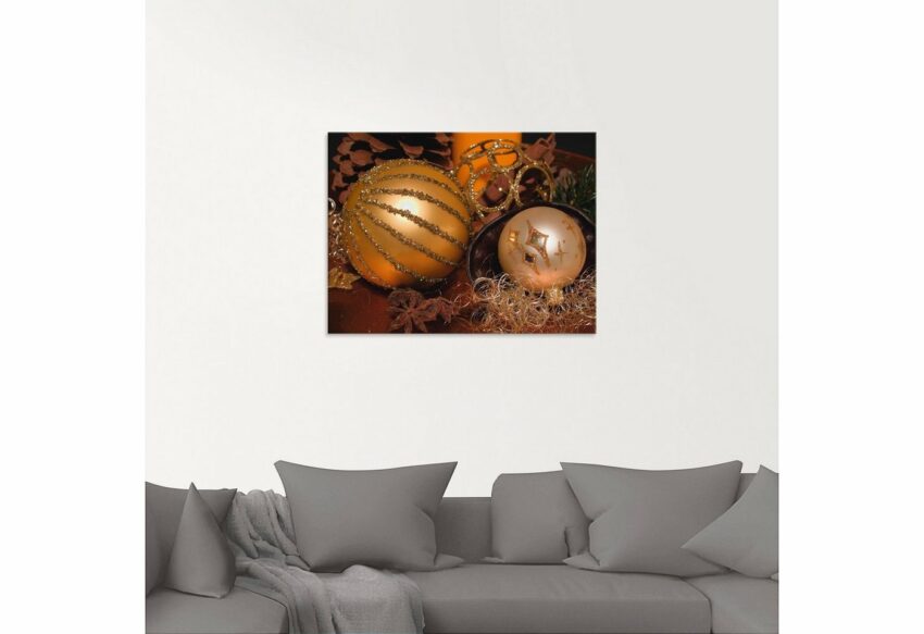 Artland Glasbild »Weihnachtsgesteck«, Weihnachten (1 Stück)-Bilder-Ideen für dein Zuhause von Home Trends