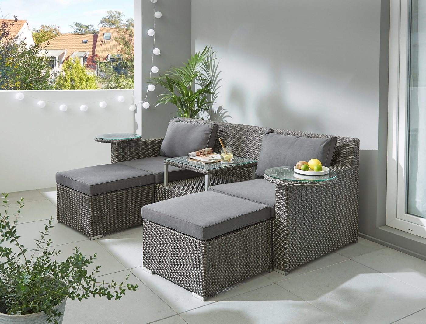 KONIFERA GartenloungeSet »3er Loungeset (Set) HomeTrends🏠