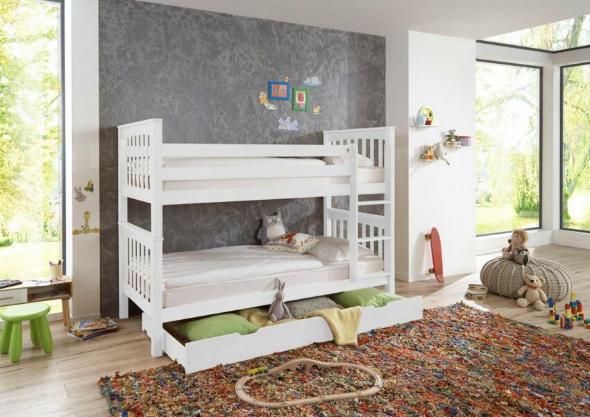 Relita Etagenbett »Kick«, wahlweise mit Bettschublade, Buche-Betten-Ideen für dein Zuhause von Home Trends