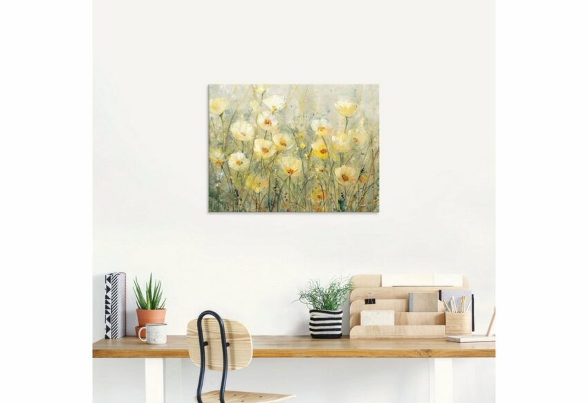 Artland Glasbild »Sommer in voller Blüte I«, Blumenwiese (1 Stück)-Bilder-Ideen für dein Zuhause von Home Trends