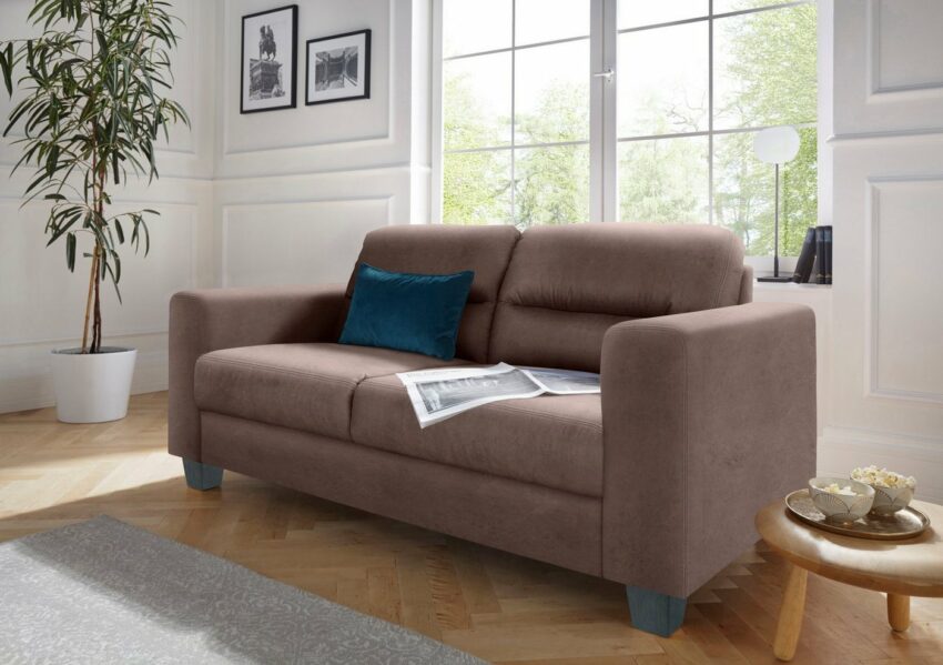 TRENDMANUFAKTUR 2,5-Sitzer, in zeitloser Optik, Kopfstützen optional bestellbar-Sofas-Ideen für dein Zuhause von Home Trends