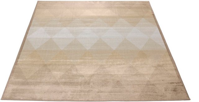 Teppich »Clara Raute«, Living Line, rechteckig, Höhe 4 mm, Vintage Design, Seiden-Optik, ideal im Wohnzimmer & Schlafzimmer-Teppiche-Inspirationen