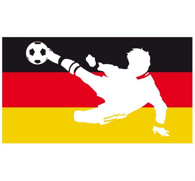 Wall-Art Wandtattoo »Deutschland Fahne + Fußballer« (1 Stück)-Wandtattoos-Inspirationen