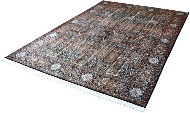 Seidenteppich »L Gum 5291«, Kayoom, rechteckig, Höhe 10 mm, Einzelstück mit Zertifikat, Wohnzimmer-Teppiche-Inspirationen