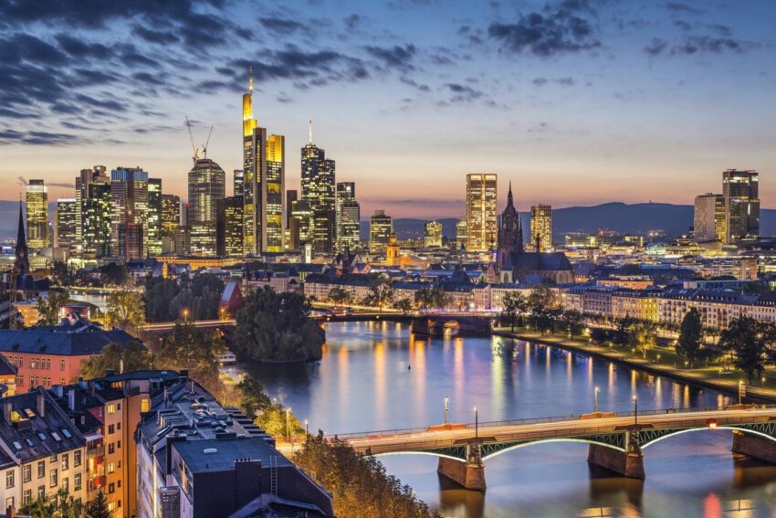 Papermoon Fototapete »Frankfurt am Main«, glatt-Tapeten-Ideen für dein Zuhause von Home Trends