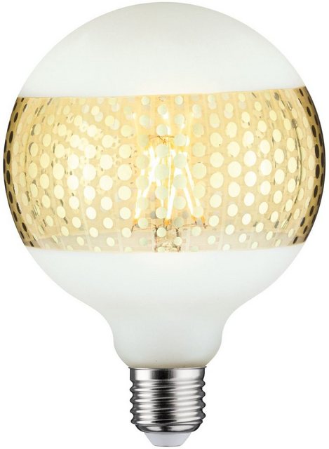 Paulmann »Globe 125mm Ringspiegel goldfarben gepunktet« LED-Leuchtmittel, E27, 1 Stück, Warmweiß-Leuchtmittel-Inspirationen