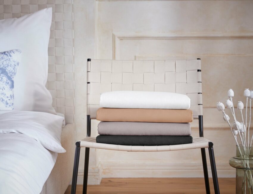 Spannbettlaken »Mila2«, Guido Maria Kretschmer Home&Living, Satin Qualität, für Matratzenhöhe bis zu 25 cm, mit Gummizug-Bettlaken-Ideen für dein Zuhause von Home Trends