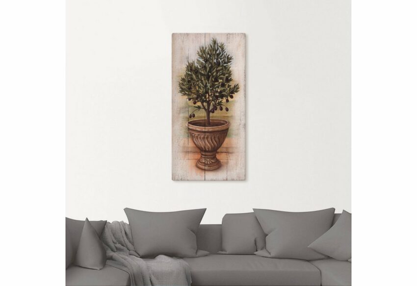 Artland Wandbild »Olivenbaum mit Holzoptik«, Pflanzen (1 Stück)-Bilder-Ideen für dein Zuhause von Home Trends