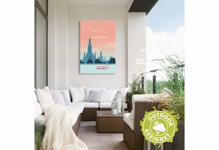 Artland Wandbild »Bangkok«, Bangkok (1 Stück), in vielen Größen & Produktarten - Alubild / Outdoorbild für den Außenbereich, Leinwandbild, Poster, Wandaufkleber / Wandtattoo auch für Badezimmer geeignet-Bilder-Ideen für dein Zuhause von Home Trends