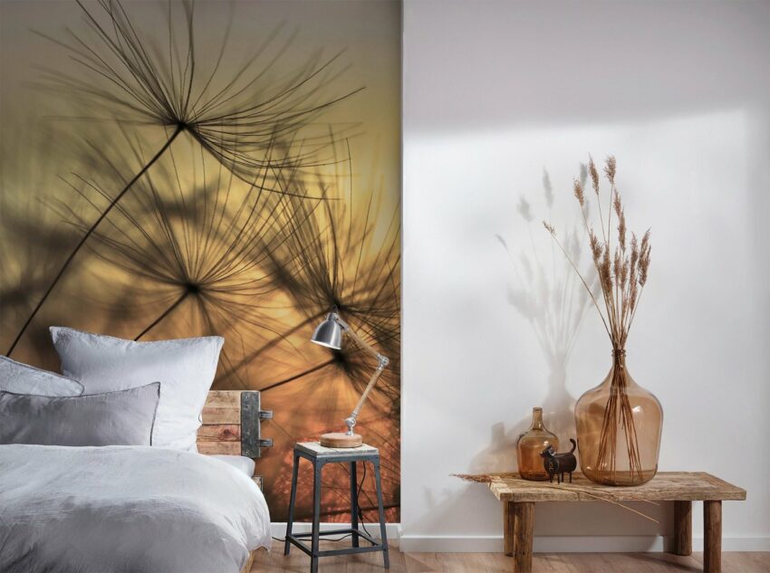 living walls Fototapete »Designwalls Flying Dandelion 2«, glatt, (5 St)-Tapeten-Ideen für dein Zuhause von Home Trends