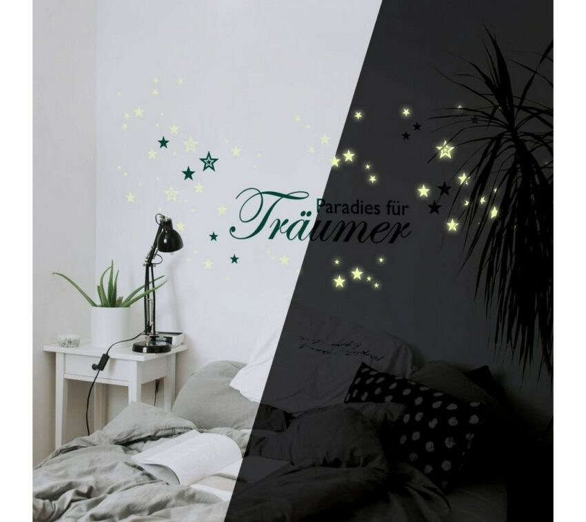 Wall-Art Wandtattoo »Wandtattoo Paradies Leuchtsterne« (1 Stück)-Wandtattoos-Ideen für dein Zuhause von Home Trends