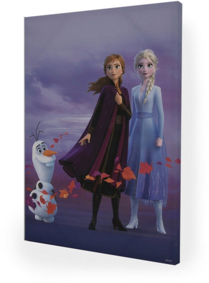 Disney Leinwandbild »Frozen Elsa, Anna & Olaf«, (1 Stück)-Bilder-Ideen für dein Zuhause von Home Trends