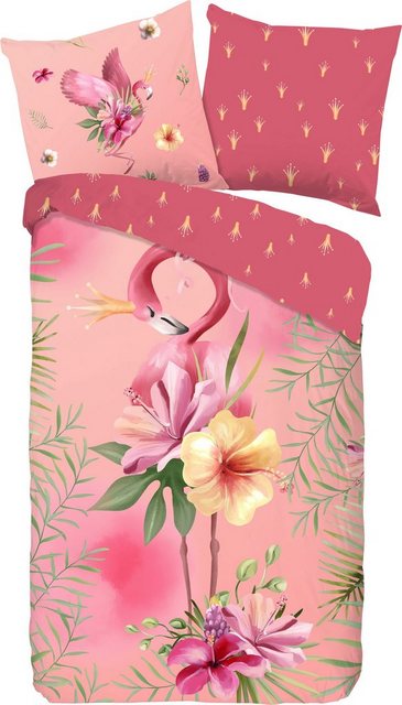Kinderbettwäsche »Queen«, good morning, mit Flamingo-Bettwäsche-Inspirationen