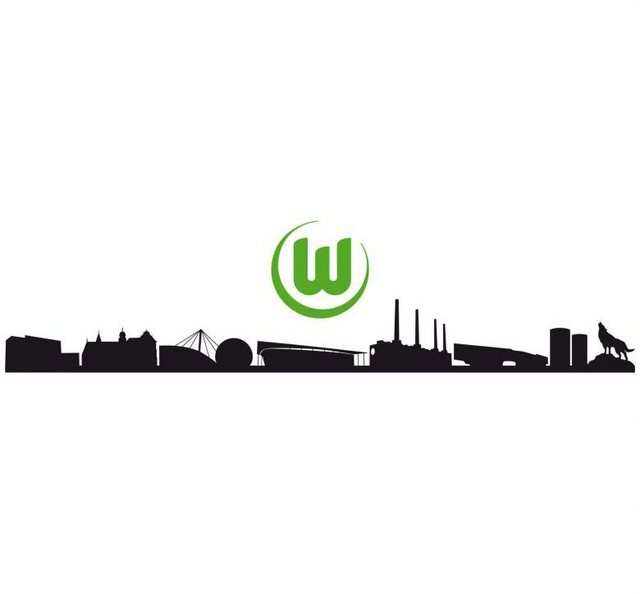 Wall-Art Wandtattoo »VfL Wolfsburg Skyline mit Logo« (1 Stück)-Wandtattoos-Inspirationen
