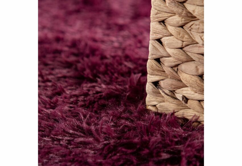 Hochflor-Teppich »Silky 591«, Paco Home, rund, Höhe 33 mm, Uni Farben, besonders weich und kuschelig, ideal im Wohnzimmer & Schlafzimmer-Teppiche-Ideen für dein Zuhause von Home Trends