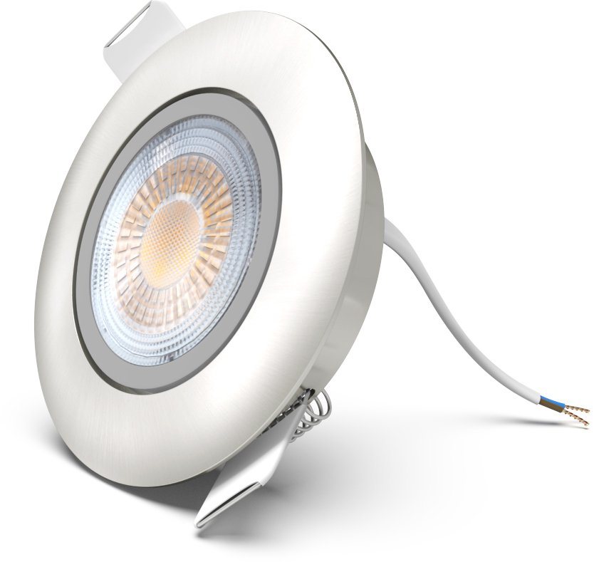 B.K.Licht LED Einbauleuchte, LED Einbaustrahler schwenkbar ultra flach 5x LED-Modul 5W 450lm 3000K Einbauspots IP23-Lampen-Ideen für dein Zuhause von Home Trends
