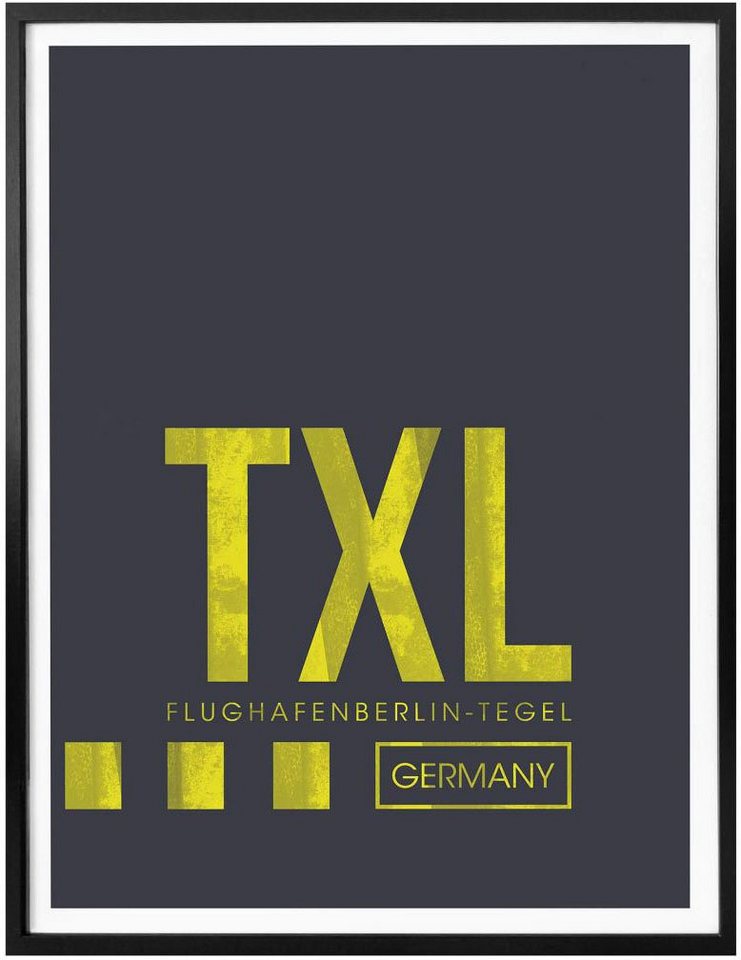 Wall-Art Poster »Wandbild TXL Flughafen Berlin«, Flughafen (1 Stück), Poster, Wandbild, Bild, Wandposter-Bilder-Ideen für dein Zuhause von Home Trends