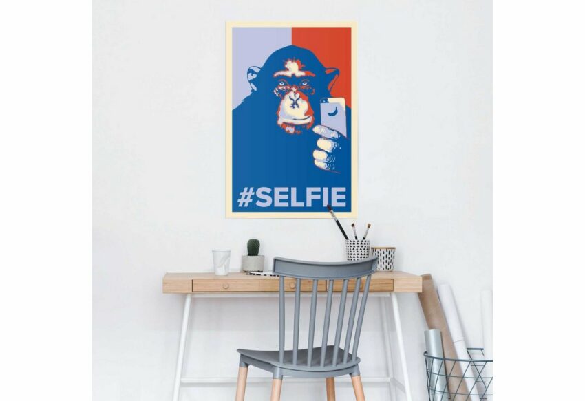 Reinders! Poster »Selfie Affe«, (1 Stück)-Bilder-Ideen für dein Zuhause von Home Trends