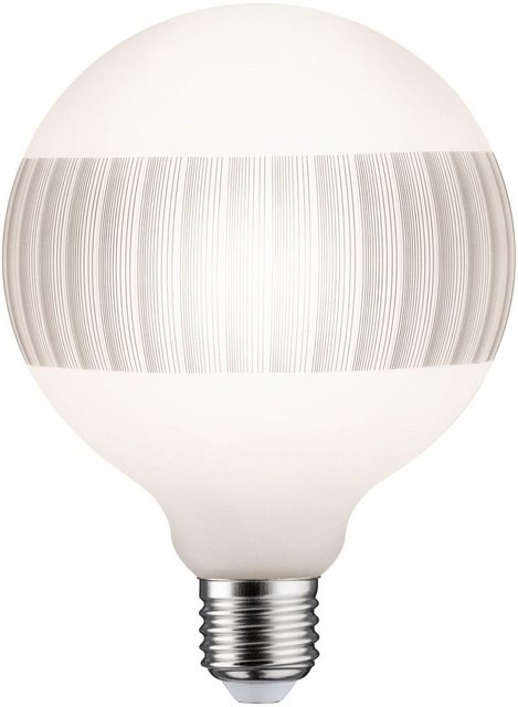 Paulmann »Globe 125mm Ringspiegel Schwarz matt liniert« LED-Leuchtmittel, E27, 1 Stück, Warmweiß-Leuchtmittel-Inspirationen
