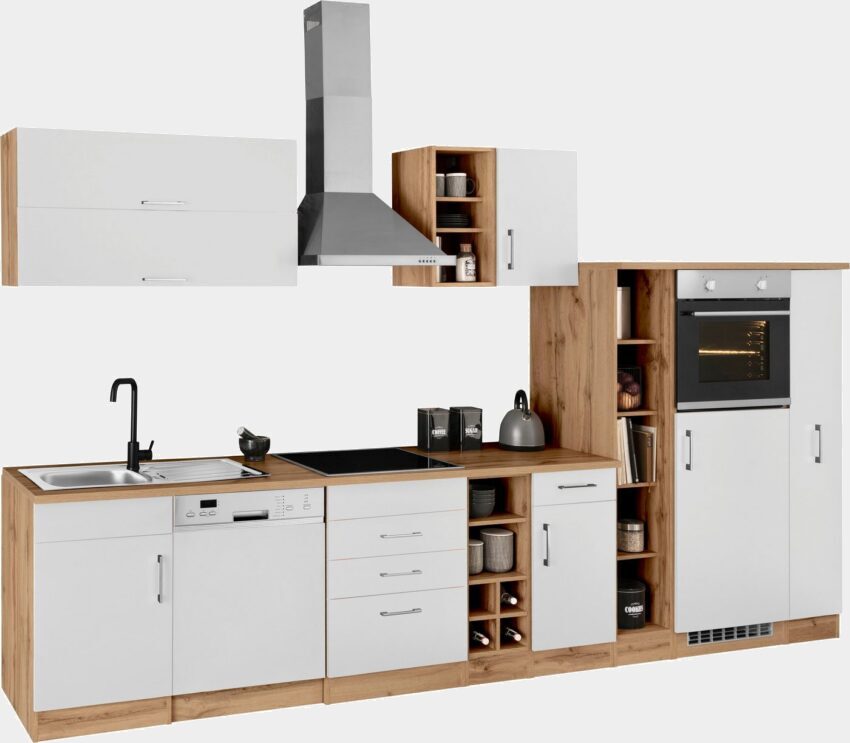 HELD MÖBEL Küchenzeile »Colmar«, mit E-Geräten, Breite 360 cm-Küchenzeilen-Ideen für dein Zuhause von Home Trends