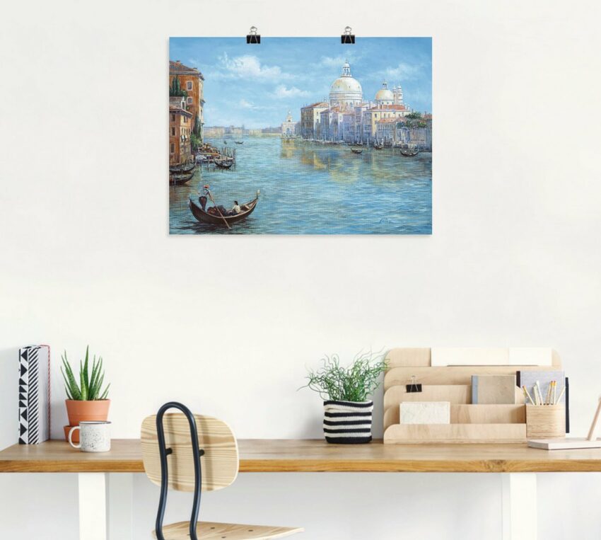 Artland Wandbild »Venedig«, Europa (1 Stück), in vielen Größen & Produktarten - Alubild / Outdoorbild für den Außenbereich, Leinwandbild, Poster, Wandaufkleber / Wandtattoo auch für Badezimmer geeignet-Bilder-Ideen für dein Zuhause von Home Trends