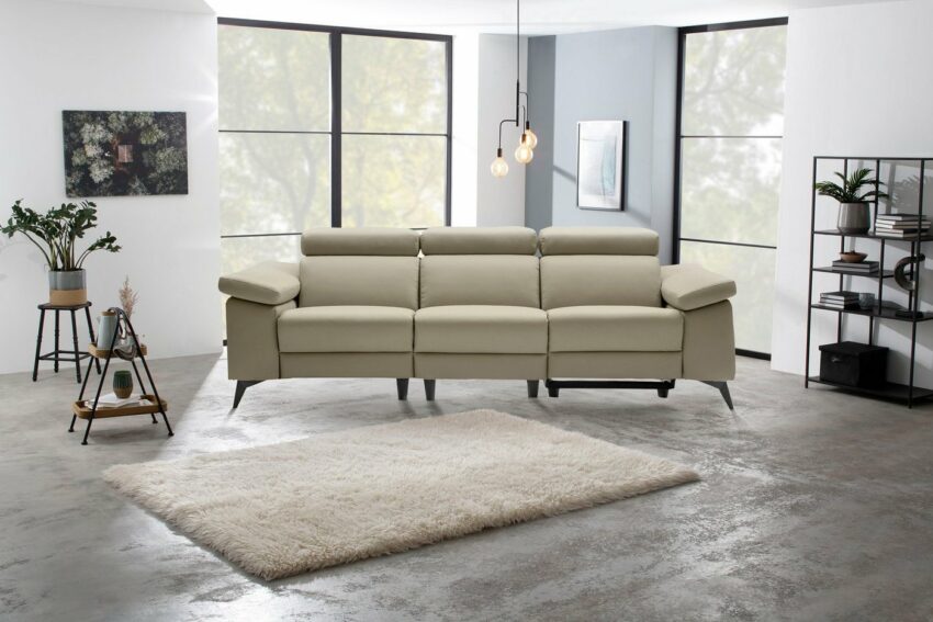 Places of Style 3-Sitzer »Samira«, mit elektrischer Relaxfunktion in einem Sitz und USB-Anschluss-Sofas-Ideen für dein Zuhause von Home Trends