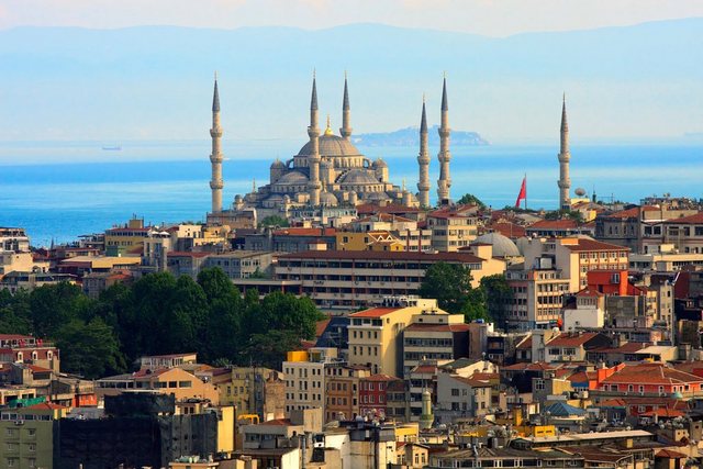 Papermoon Fototapete »Istanbul Skyline«, glatt-Tapeten-Inspirationen