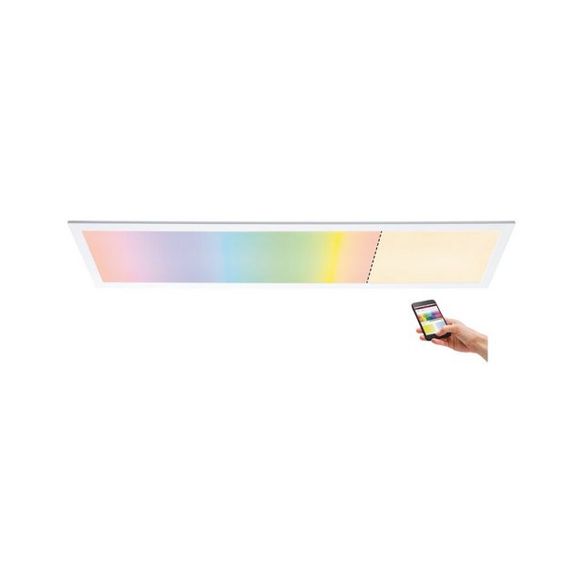 Paulmann LED Panel »Smart Home Amaris ZigBee RGBW eckig 1.195x295mm Weiß matt 35W 2.700K«-Lampen-Inspirationen