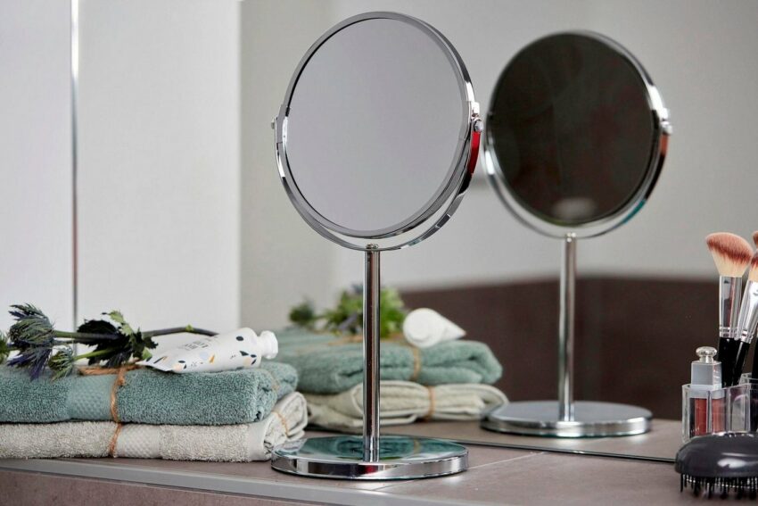 WENKO Kosmetikspiegel »Assisi«, 3-fach Vergrösserung-Spiegel-Ideen für dein Zuhause von Home Trends