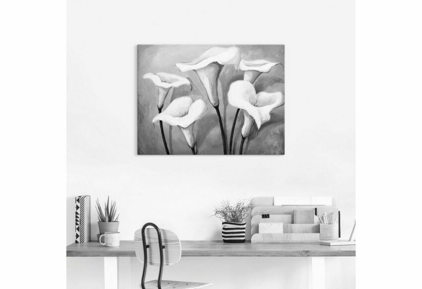 Artland Wandbild »Callas II«, Blumen (1 Stück), in vielen Größen & Produktarten -Leinwandbild, Poster, Wandaufkleber / Wandtattoo auch für Badezimmer geeignet-Bilder-Ideen für dein Zuhause von Home Trends