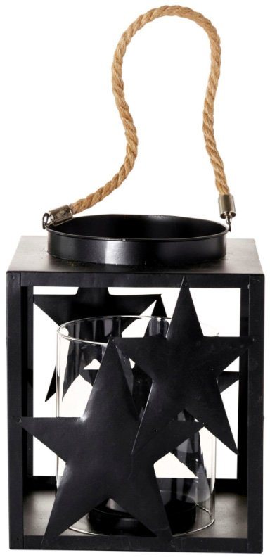 Windlicht »Stella«, mit Glaseinsatz, Höhe 23 cm-Kerzenhalter-Ideen für dein Zuhause von Home Trends