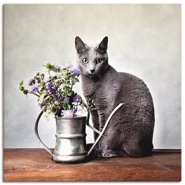 Artland Wandbild »Katze mit Deko«, Haustiere (1 Stück)-Bilder-Inspirationen